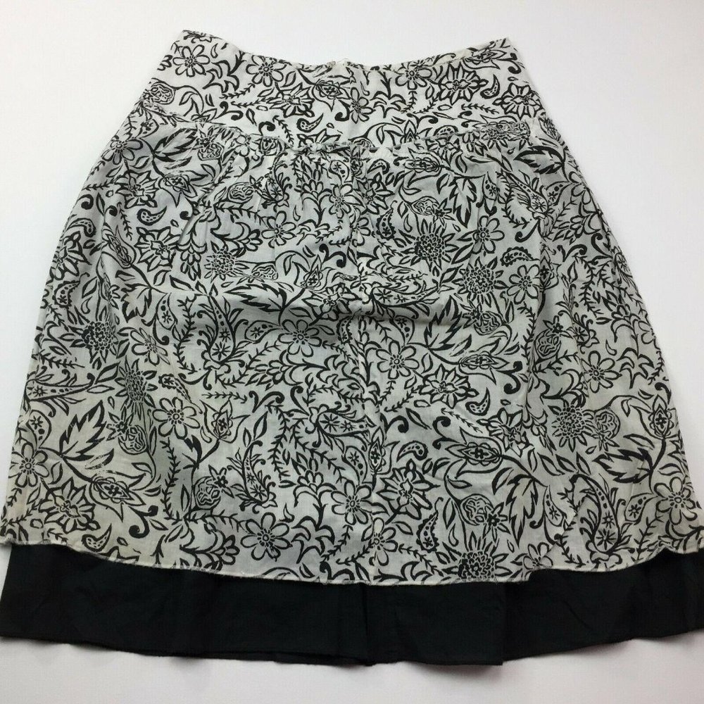 Element Women's White Skirt Floral Work Office Sm